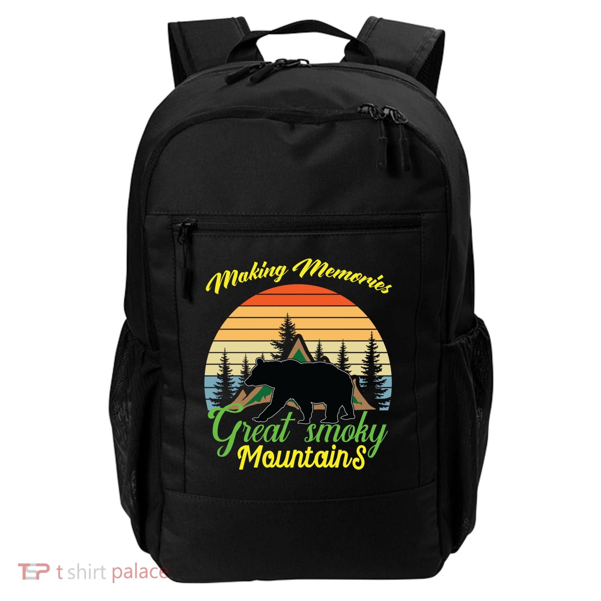 Making Memories Great Smoky Mountains Bear Tennessee Gift Backpack