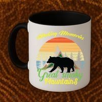 Making Memories Great Smoky Mountains Bear Tennessee Gift Coffee Mug thumb 2