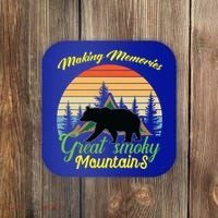Making Memories Great Smoky Mountains Bear Tennessee Gift Coaster thumb 0