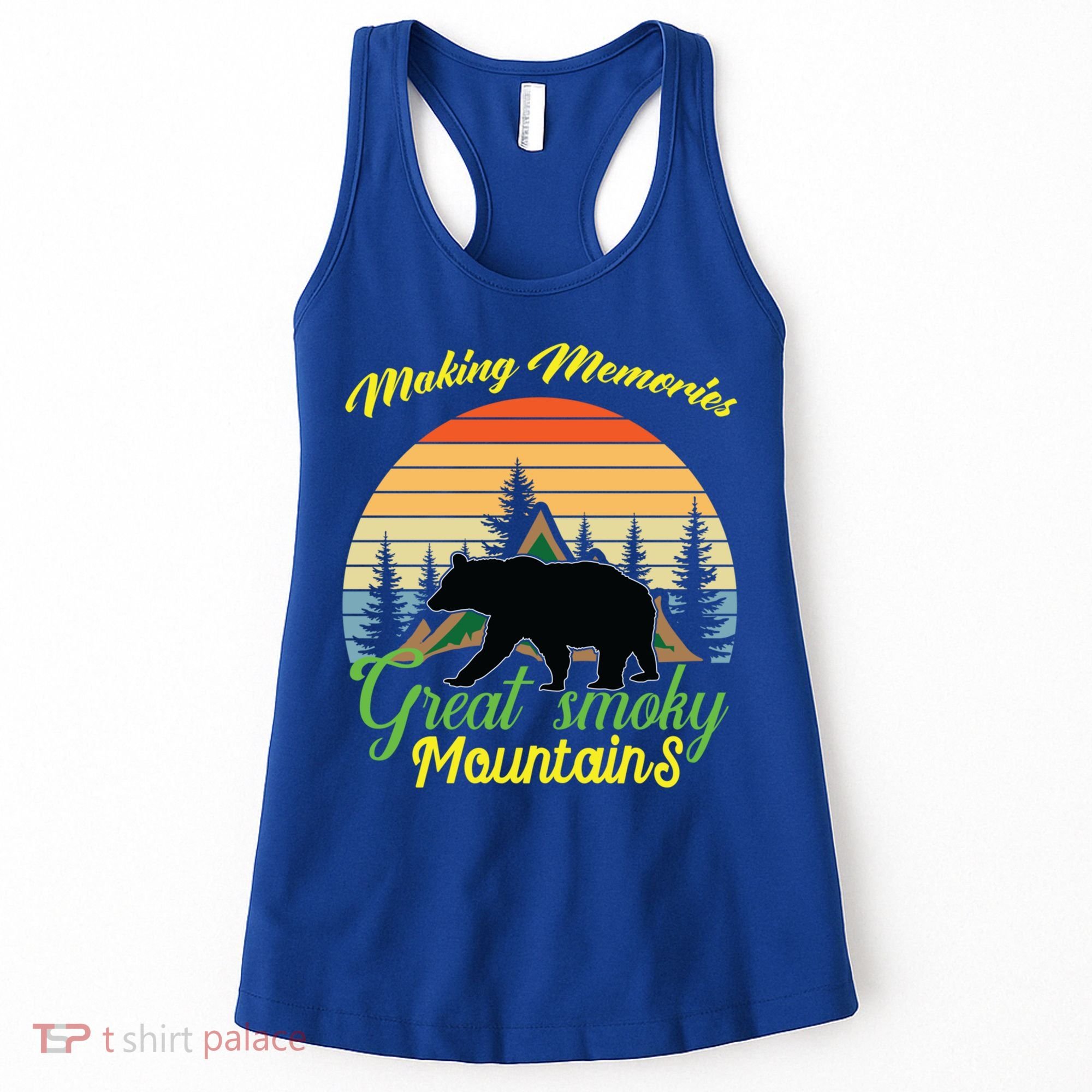 Making Memories Great Smoky Mountains Bear Tennessee Gift Women's Tank Top