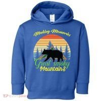 Making Memories Great Smoky Mountains Bear Tennessee Gift Toddler Hoodie thumb 0