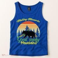Making Memories Great Smoky Mountains Bear Tennessee Gift Tank Top thumb 2