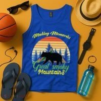 Making Memories Great Smoky Mountains Bear Tennessee Gift Tank Top thumb 4
