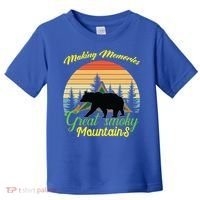 Making Memories Great Smoky Mountains Bear Tennessee Gift Toddler T-Shirt thumb 0