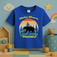 Making Memories Great Smoky Mountains Bear Tennessee Gift Toddler T-Shirt thumb 3