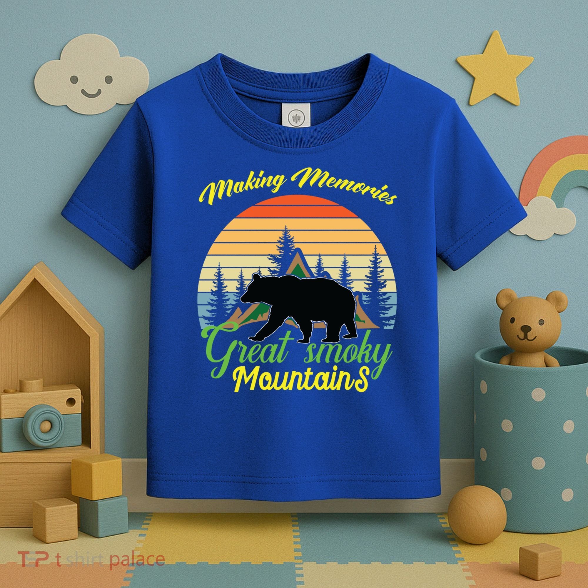 Making Memories Great Smoky Mountains Bear Tennessee Gift Toddler T-Shirt