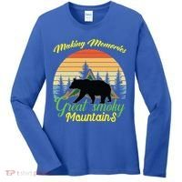 Making Memories Great Smoky Mountains Bear Tennessee Gift Women's Long Sleeve Shirt thumb 0