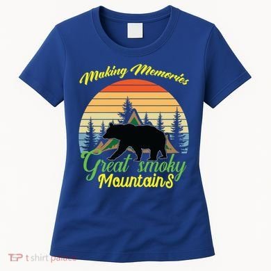 Making Memories Great Smoky Mountains Bear Tennessee Gift Women's T-Shirt