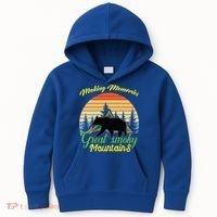 Making Memories Great Smoky Mountains Bear Tennessee Gift Kids Hoodie thumb 0