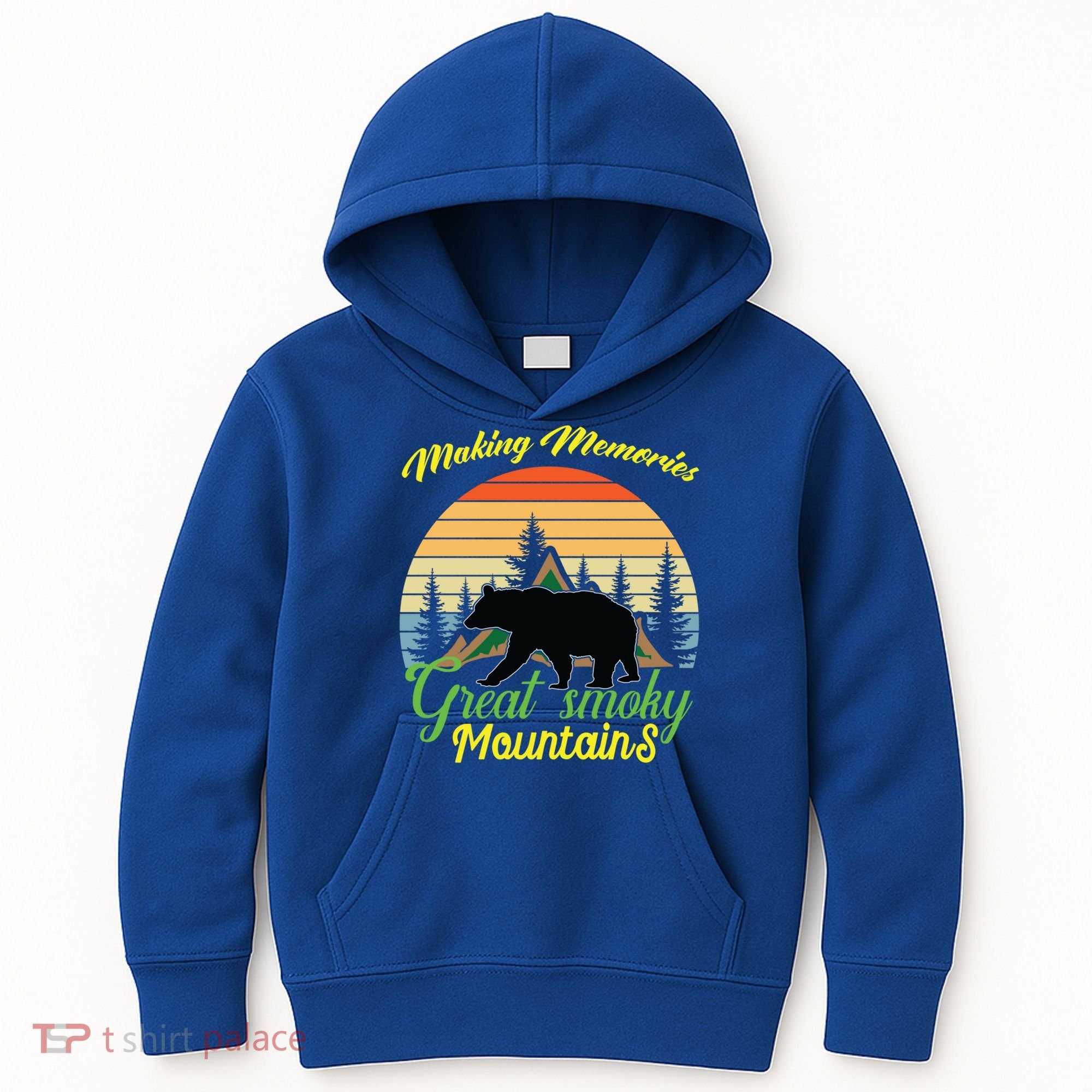 Making Memories Great Smoky Mountains Bear Tennessee Gift Kids Hoodie