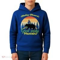 Making Memories Great Smoky Mountains Bear Tennessee Gift Kids Hoodie thumb 4