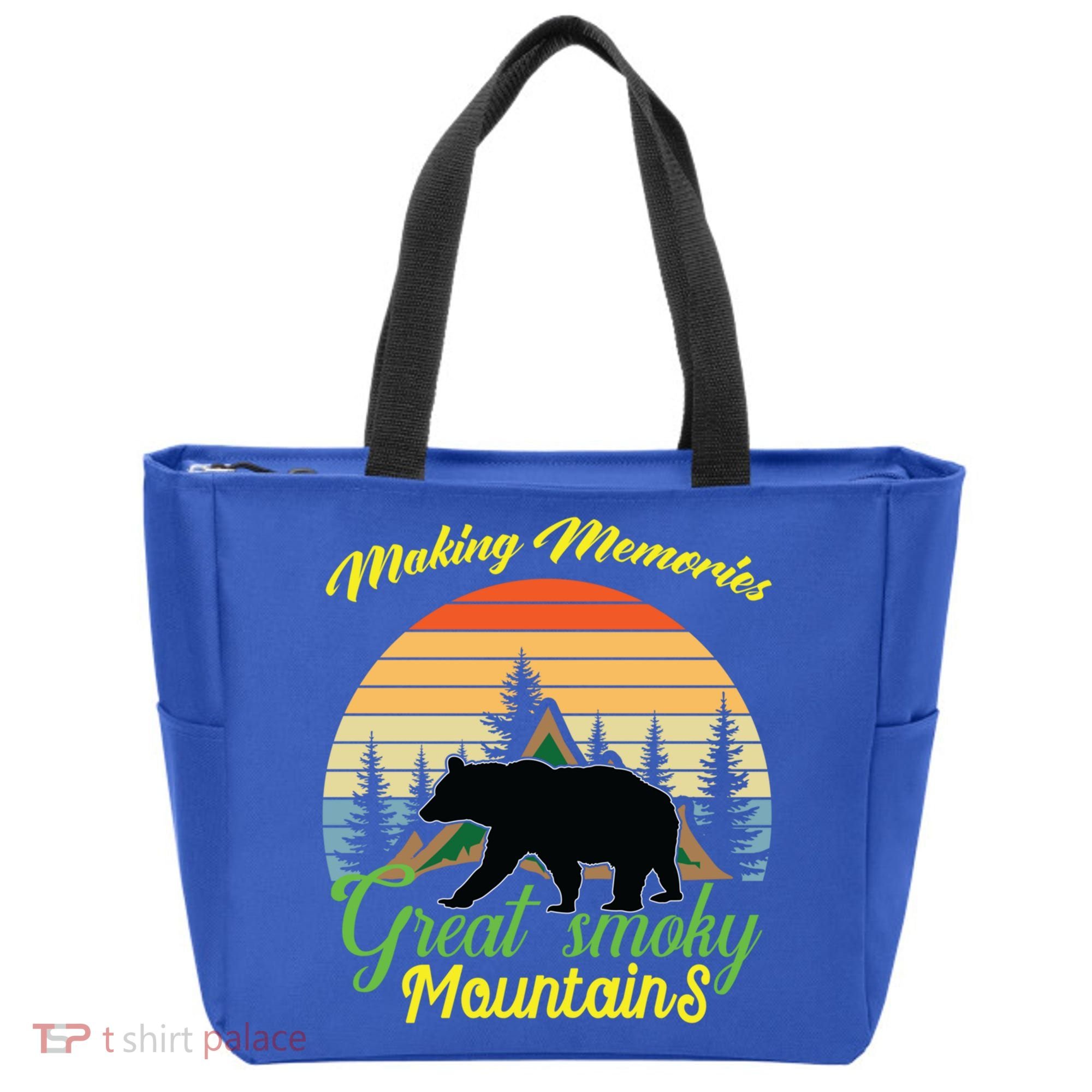 Making Memories Great Smoky Mountains Bear Tennessee Gift Tote Bag