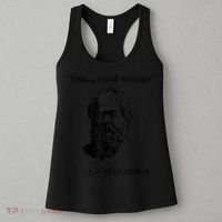 Memes Meh Good Enough Funny Mediocrates Sarcastic Philosophy Meme Mediocrates Women's Tank Top thumb 3