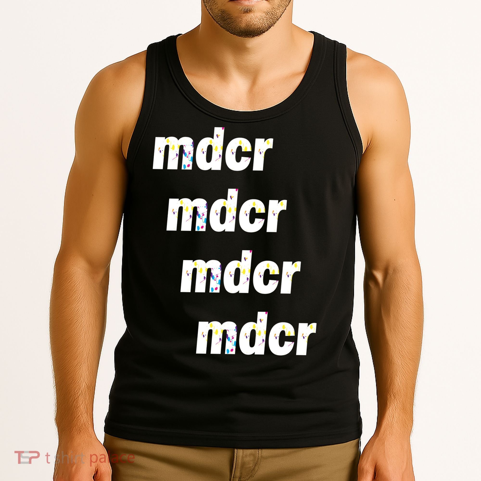 Mdcr MDCR Guardiola Splatter Pep Tank Top
