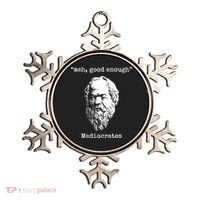 Memes Meh Good Enough Funny Meh Good Enough Mediocrates Demotivational Quote Ornament thumb 0