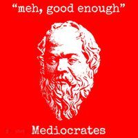 Memes Meh Good Enough Funny Meh Good Enough Mediocrates Demotivational Quote Santa Hat thumb 1
