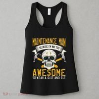 Maintenance Man Gifts Funny Technician Too Awesome Women's Tank Top thumb 3