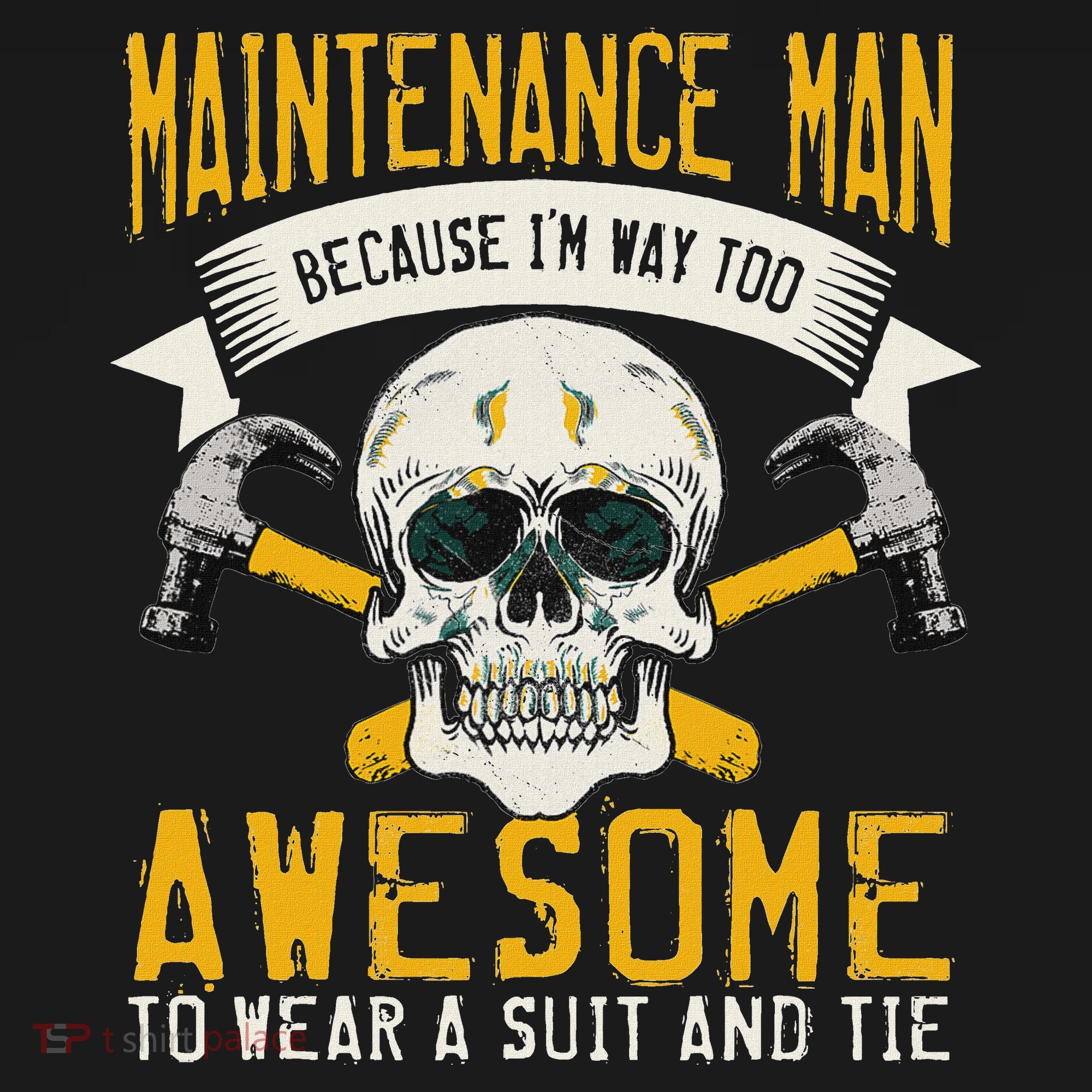 Maintenance Man Gifts Funny Technician Too Awesome Kids Sweatshirt