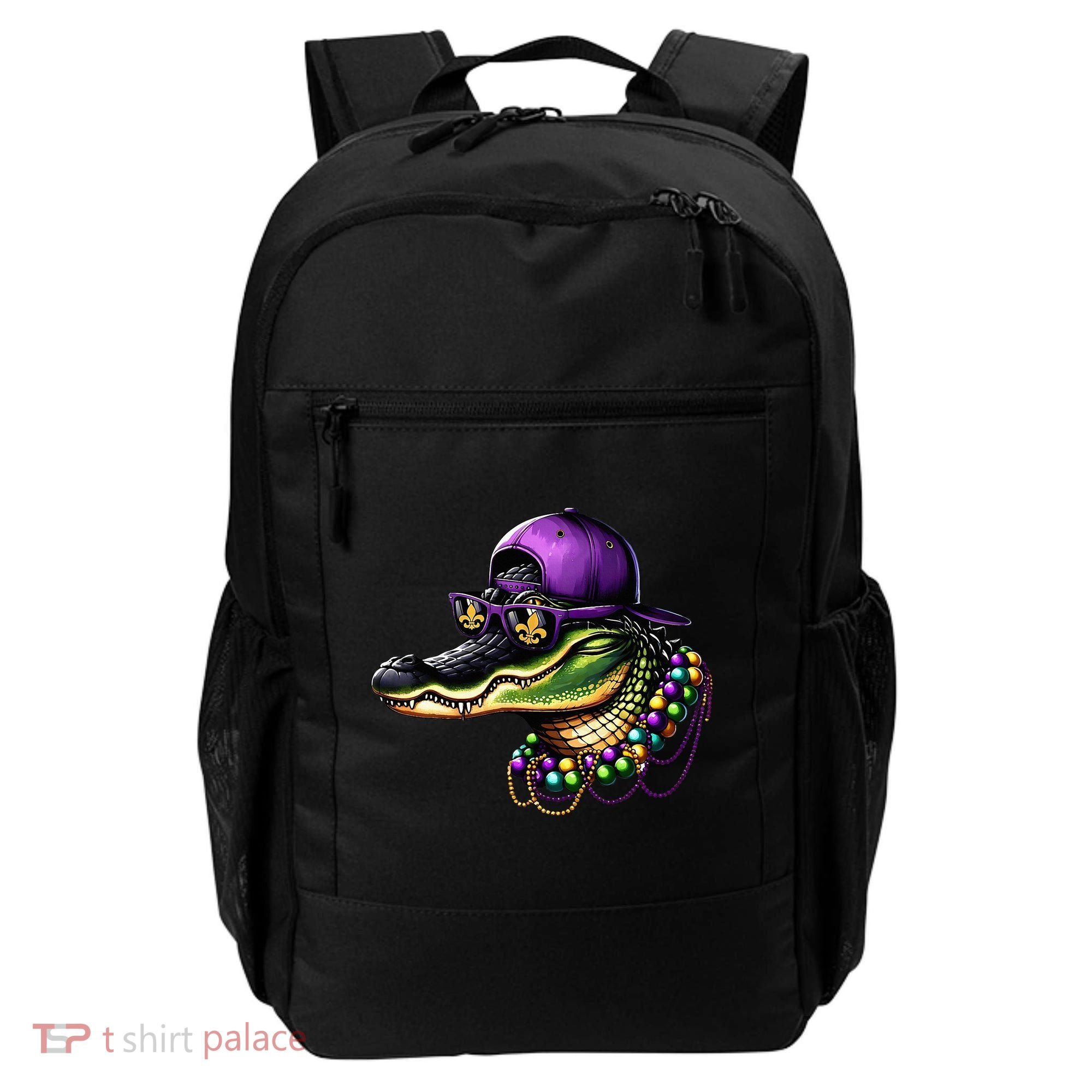 Mardigator Mardi Gras Alligator Mardi Gras Backpack