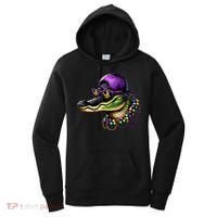 Mardigator Mardi Gras Alligator Mardi Gras Women's Hoodie thumb 0