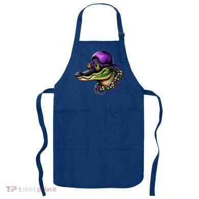 Mardigator Mardi Gras Alligator Mardi Gras Apron