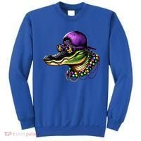 Mardigator Mardi Gras Alligator Mardi Gras Sweatshirt thumb 0