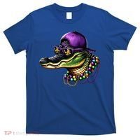 Mardigator Mardi Gras Alligator Mardi Gras T-Shirt thumb 0