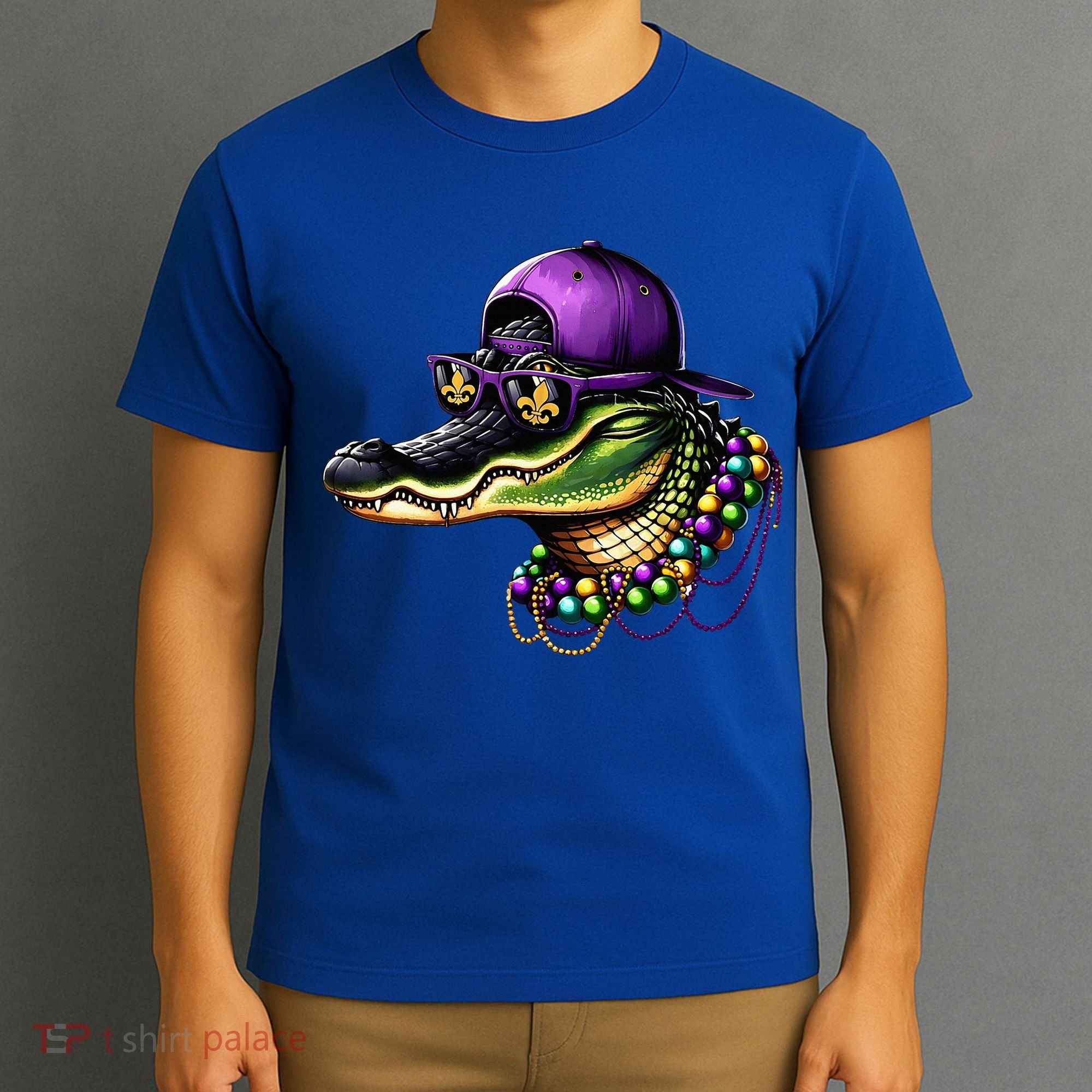 Mardigator Mardi Gras Alligator Mardi Gras T-Shirt