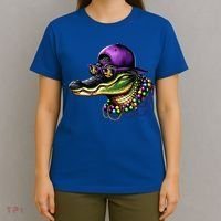 Mardigator Mardi Gras Alligator Mardi Gras T-Shirt thumb 4
