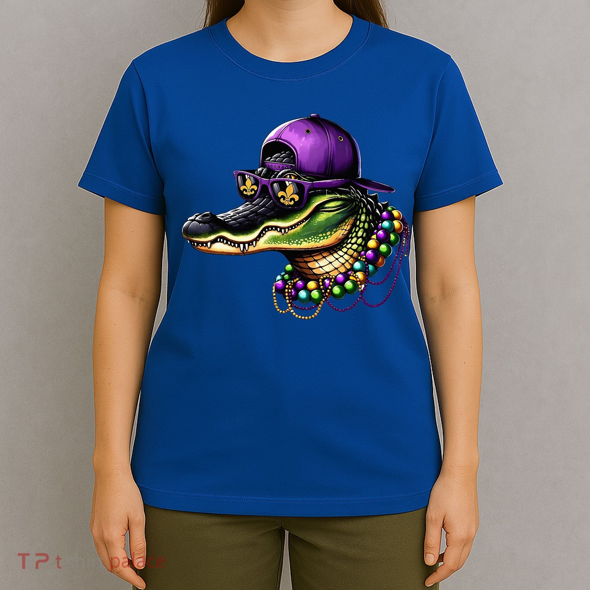 Mardigator Mardi Gras Alligator Mardi Gras T-Shirt