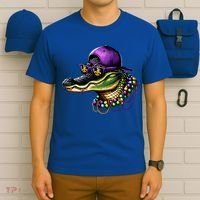 Mardigator Mardi Gras Alligator Mardi Gras T-Shirt thumb 6