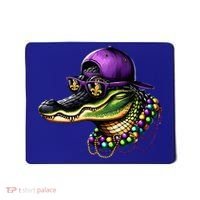 Mardigator Mardi Gras Alligator Mardi Gras Mousepad thumb 0