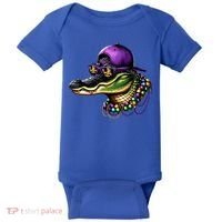 Mardigator Mardi Gras Alligator Mardi Gras Baby Bodysuit thumb 0