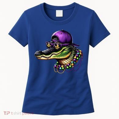 Mardigator Mardi Gras Alligator Mardi Gras Women's T-Shirt