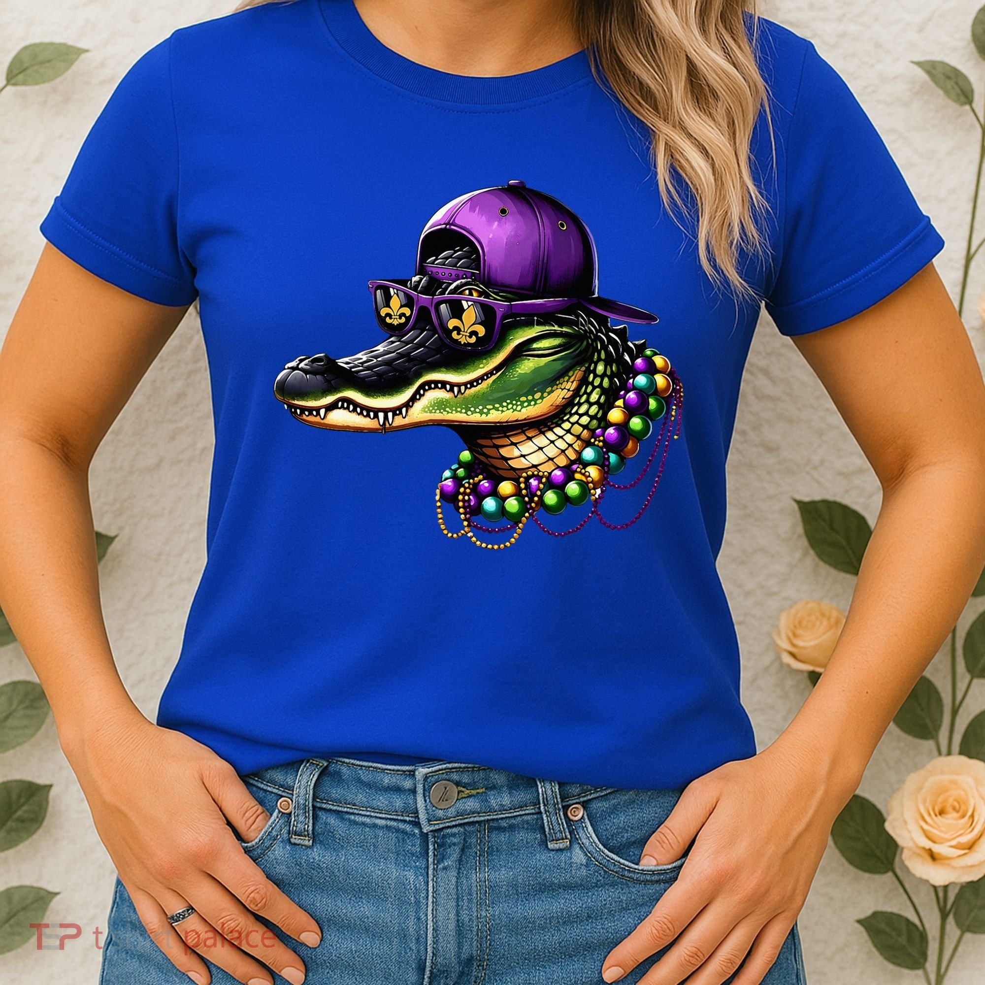 Mardigator Mardi Gras Alligator Mardi Gras Women's T-Shirt