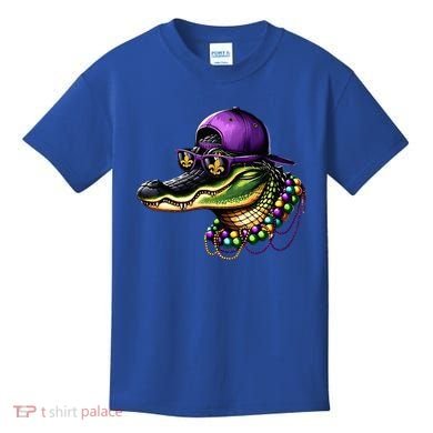 Mardigator Mardi Gras Alligator Mardi Gras Kids T-Shirt