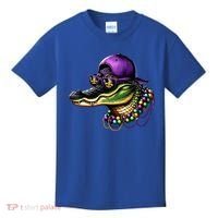 Mardigator Mardi Gras Alligator Mardi Gras Kids T-Shirt thumb 0