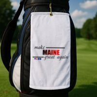 Make Maine Great Again Golf Towel thumb 2