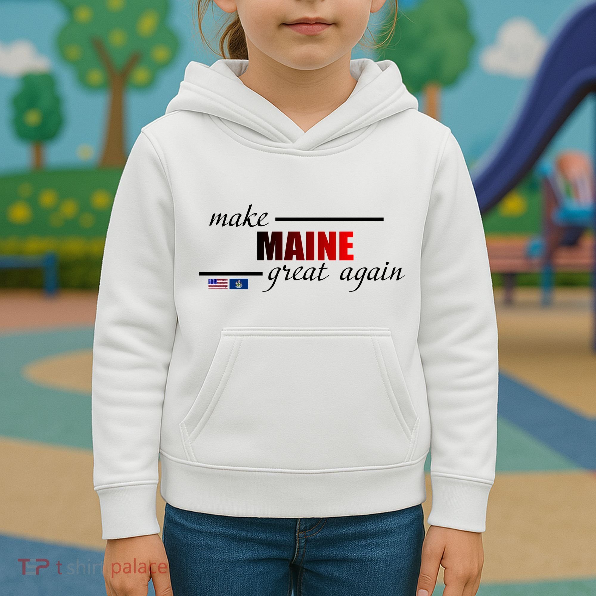 Make Maine Great Again Kids Hoodie