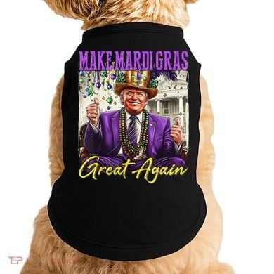 Make Mardi Gras Great Again Doggie Tank