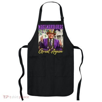 Make Mardi Gras Great Again Apron