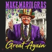 Make Mardi Gras Great Again Tumbler thumb 3