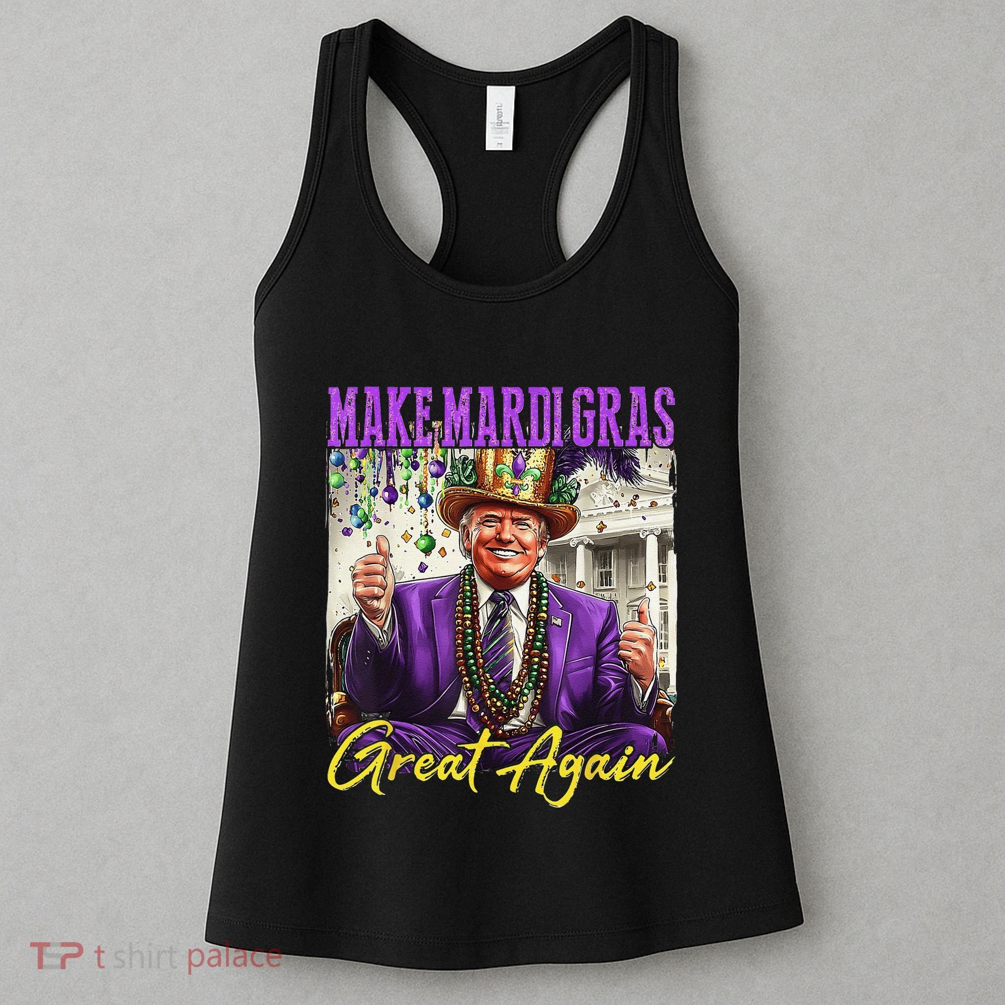 Make Mardi Gras Great Again Women's Tank Top