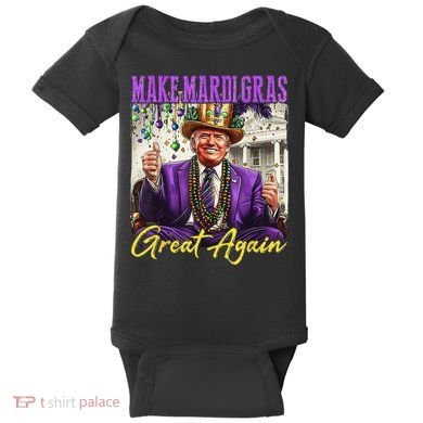 Make Mardi Gras Great Again Baby Bodysuit