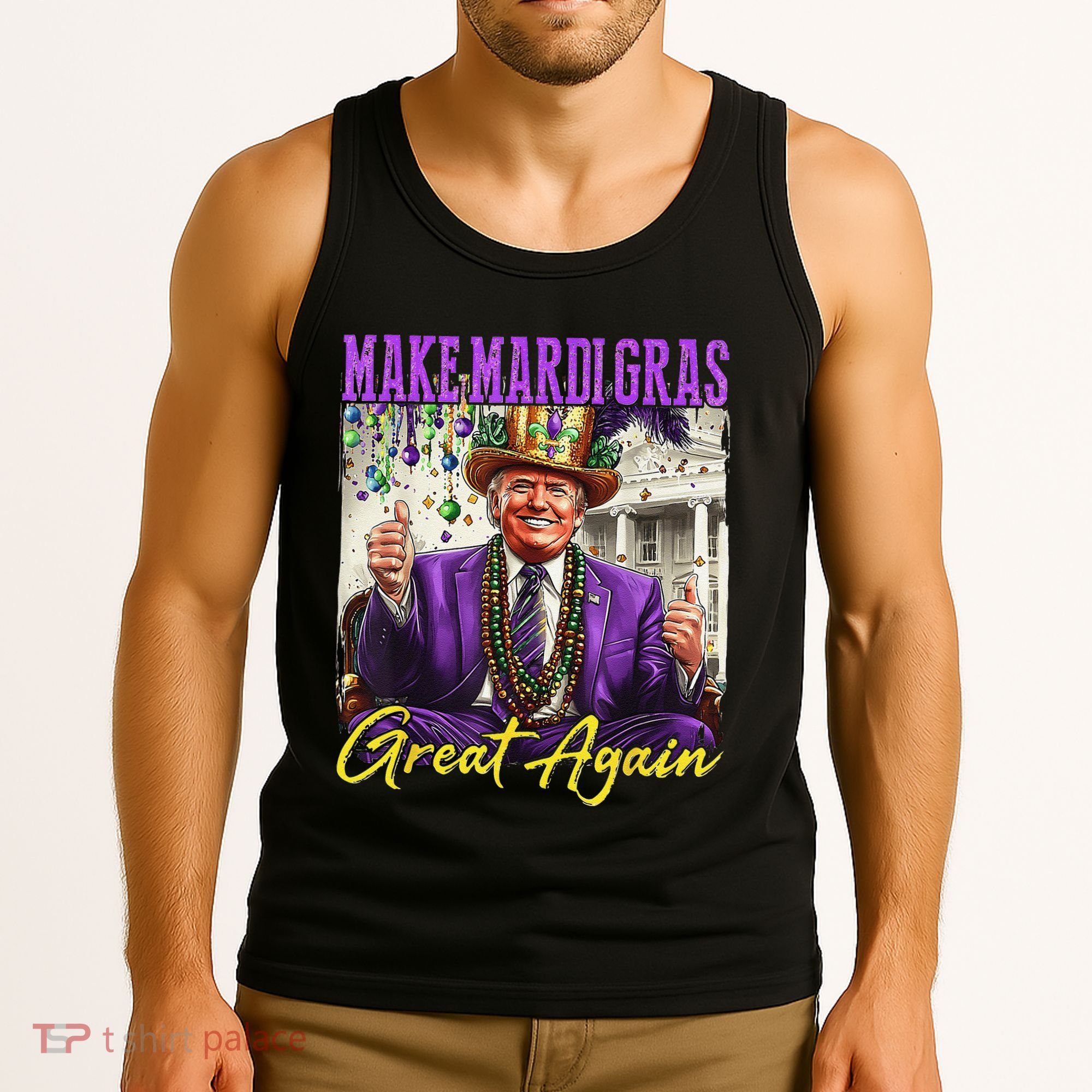 Make Mardi Gras Great Again Tank Top