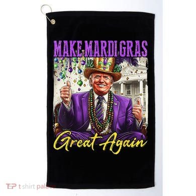 Make Mardi Gras Great Again Golf Towel