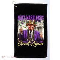 Make Mardi Gras Great Again Golf Towel thumb 0