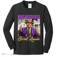 Make Mardi Gras Great Again Kids Long Sleeve Shirt thumb 0