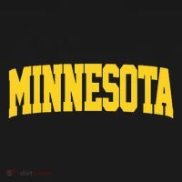 Minnesota Maroon Gold Throwback Button thumb 1