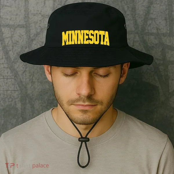 Minnesota Maroon Gold Throwback Bucket Hat